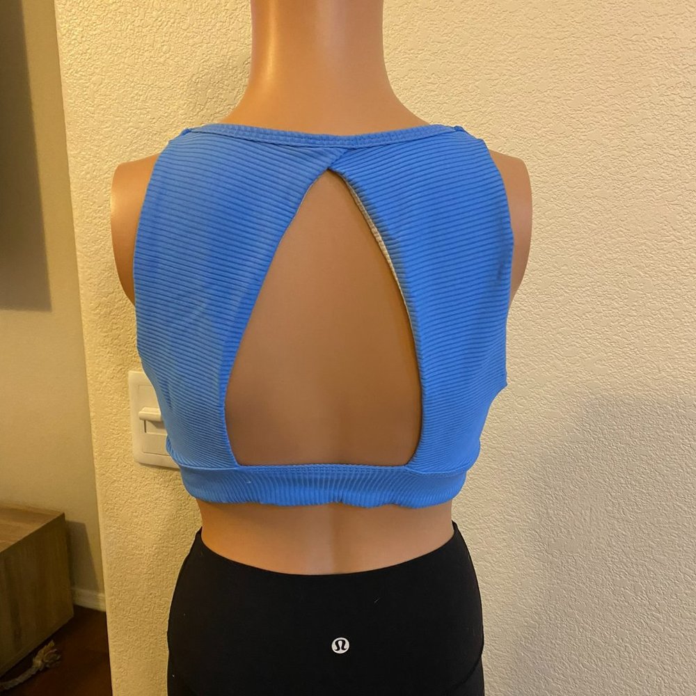 Year of Ours ribbed open back crop